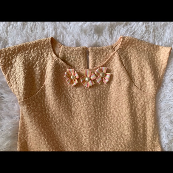 Pippa and Julie Little Girls Pleather dress. - Picture 2 of 4